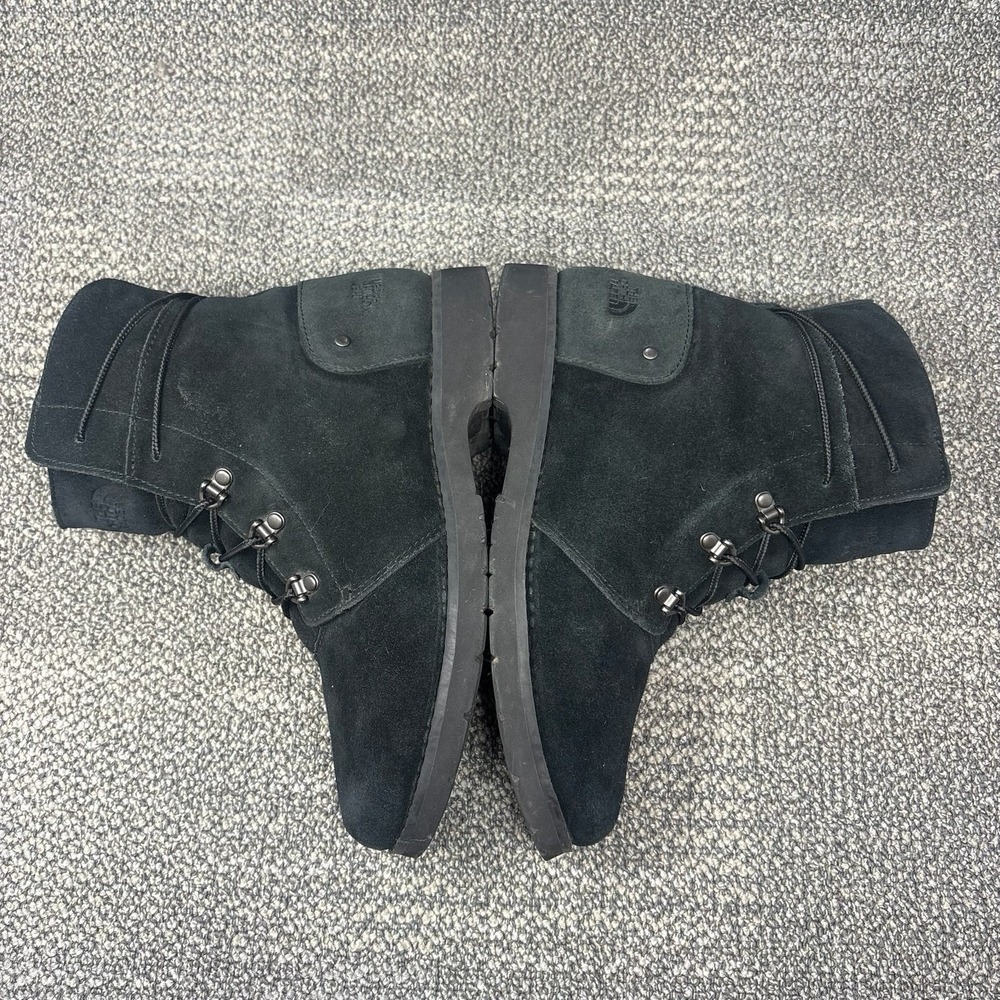 The North Face Ballard Lace II Black Suede Winter Boots Women's Size 9 - Picture 5 of 8